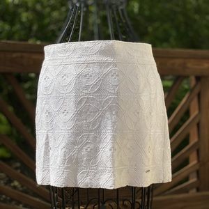 Hollister White Lace Skirt